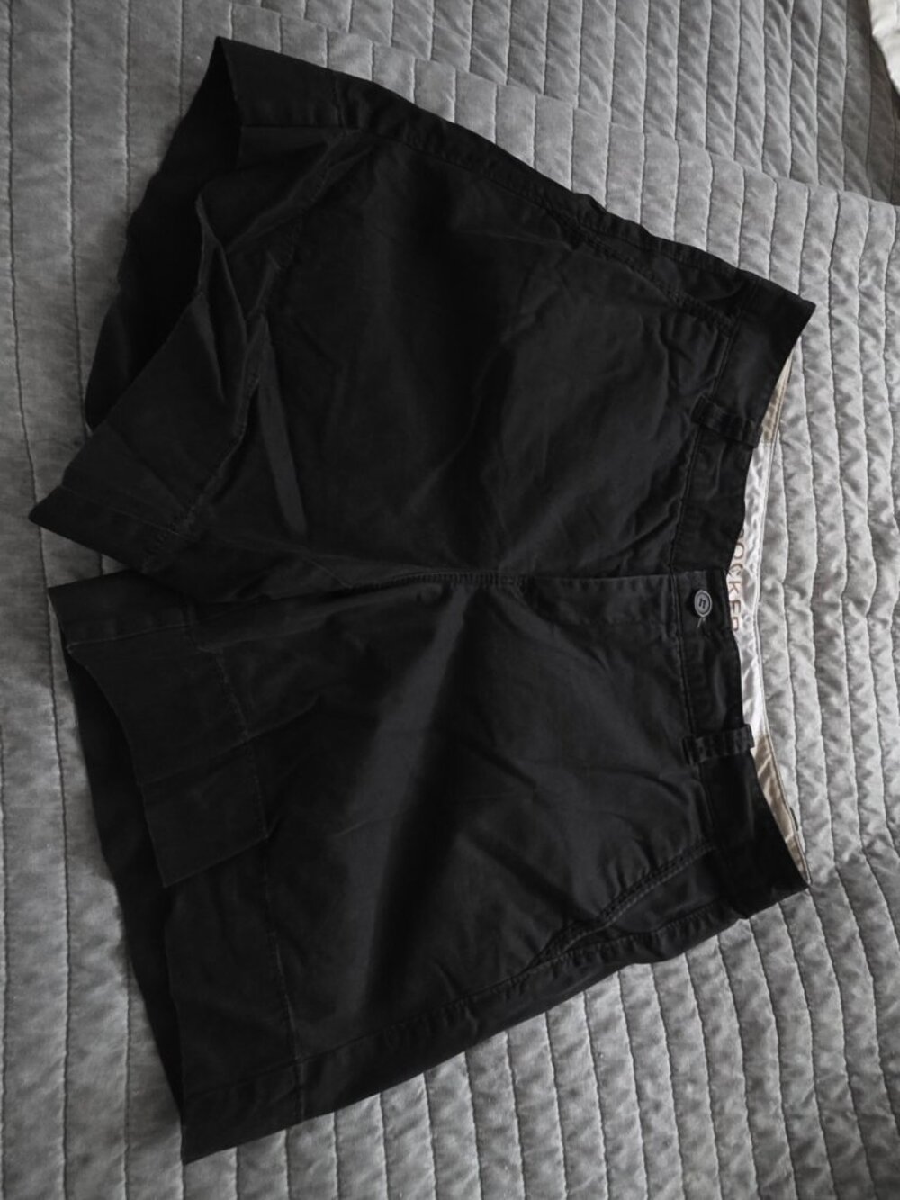 Dockers Black Chino Shorts, Size 8